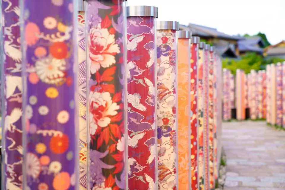Kimono Forest at Arashiyama Station