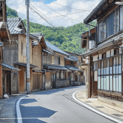 Funaya Street in Ine Bay