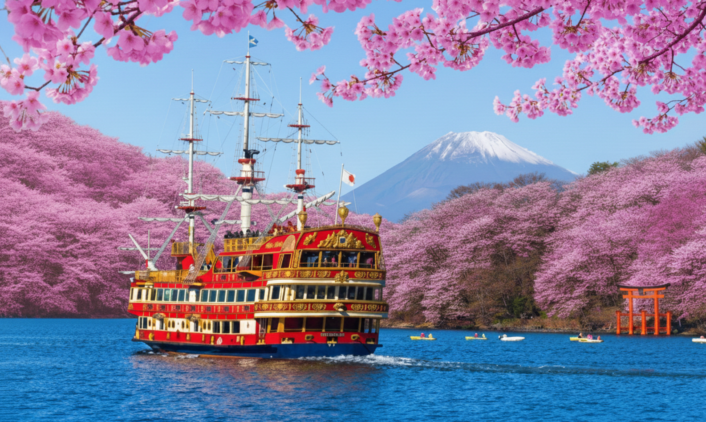 Mt Fuji & Hakone: Lake Ashi, Owakudani, Enoshima Day Tour