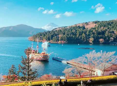 [Hakone & Atami Fireworks Day Tour] Mt. Fuji Hakone Shrine & Water Torii Gate & Lake Ashi Stroll & Atami Sunshine Beach & Atami Fireworks Festival (Depart from Tokyo) - Keep Good Trip