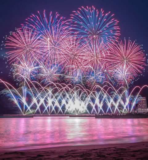 [Hakone & Atami Fireworks Day Tour] Mt. Fuji Hakone Shrine & Water Torii Gate & Lake Ashi Stroll & Atami Sunshine Beach & Atami Fireworks Festival (Depart from Tokyo) - Keep Good Trip