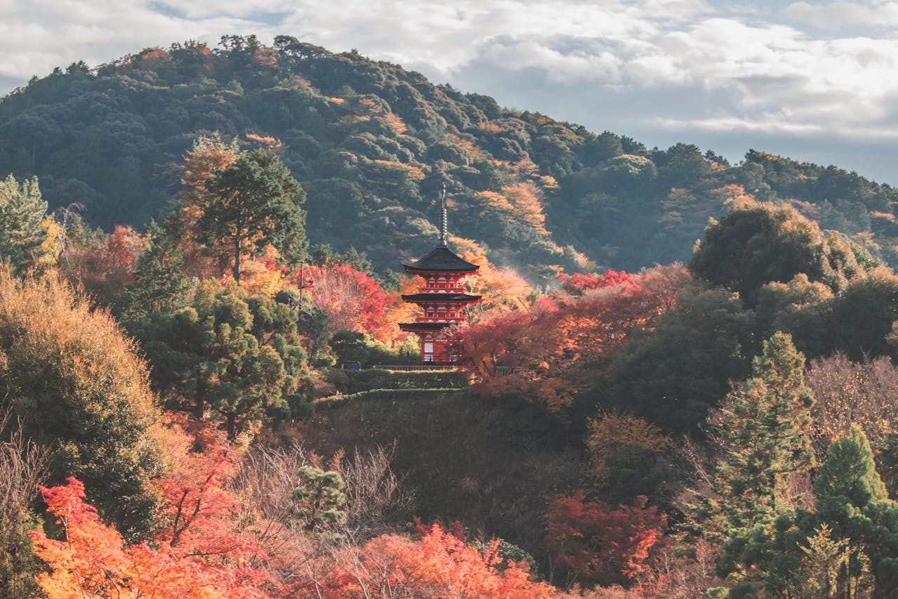Kiyomizu Temple in Kyoto, Japan