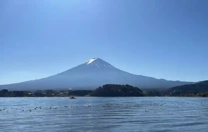 Picture of Mt Fuji take by our customer at Lake Kawaguchiko